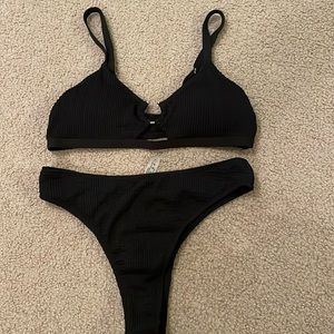 black bikini